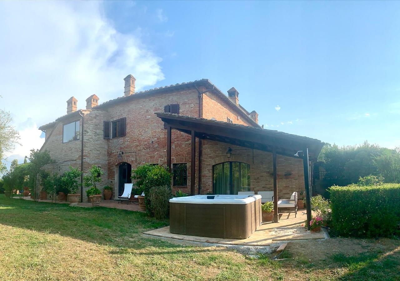 Casa Bianca Gorgeous Tuscan Home Crete Senesi, Siena Asciano Exterior foto