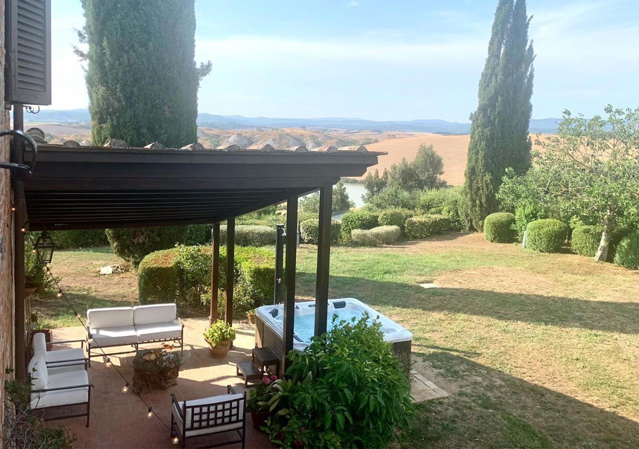 Casa Bianca Gorgeous Tuscan Home Crete Senesi, Siena Asciano Exterior foto